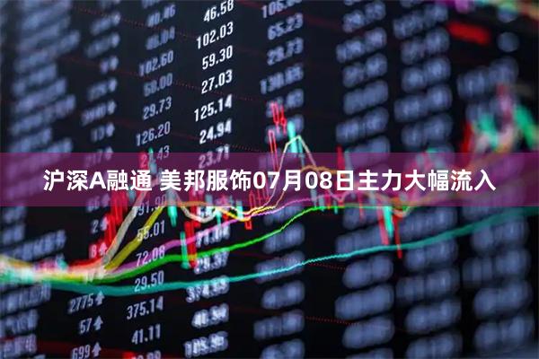 沪深A融通 美邦服饰07月08日主力大幅流入
